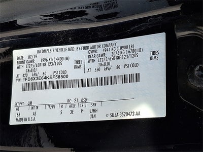 2019 Ford F-350SD XL 168 WB