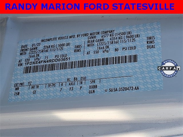 2024 Ford E-450SD 14' BOX TRUCK DRW