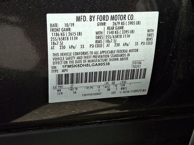 2020 Ford Explorer XLT