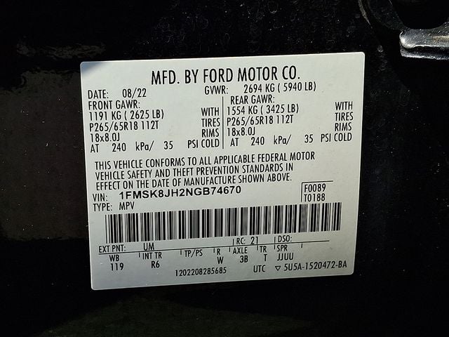 2022 Ford Explorer Timberline