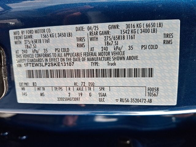 2025 Ford F-150 XLT