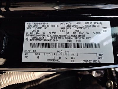 2021 Ford F-150 Lariat