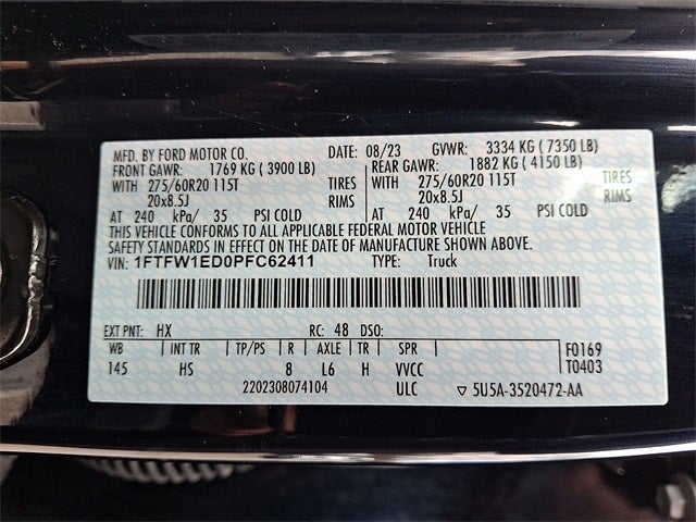 2023 Ford F-150 Lariat