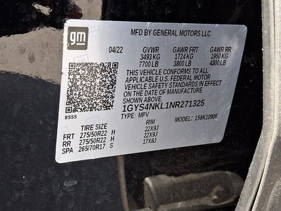 2022 Cadillac Escalade ESV Sport