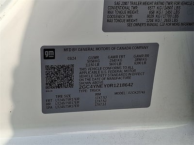 2024 Chevrolet Silverado 2500HD LT