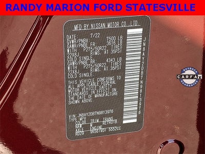 2022 Nissan Armada Platinum