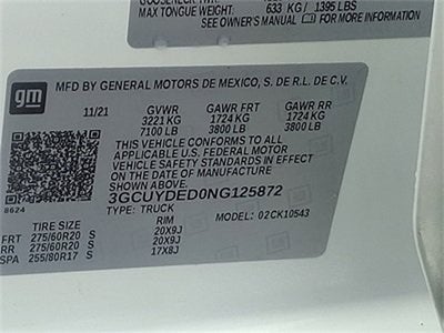 2022 Chevrolet Silverado 1500 LTD LT