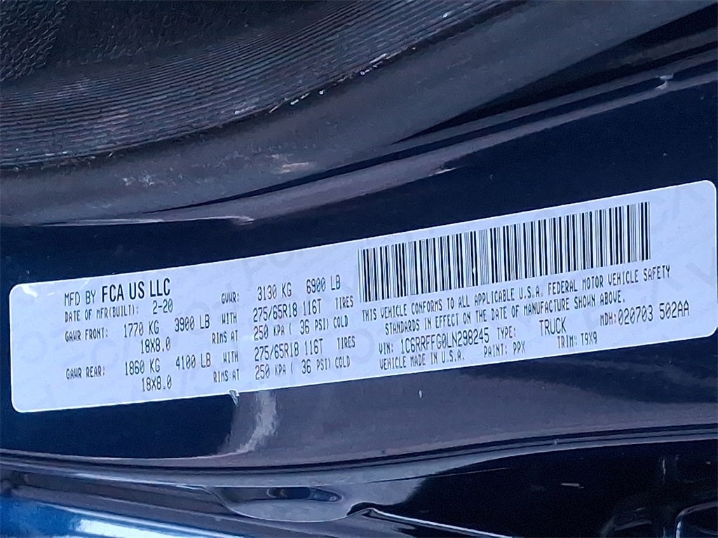 2020 RAM 1500 Big Horn/Lone Star