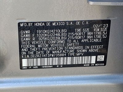 2023 Honda HR-V EX-L