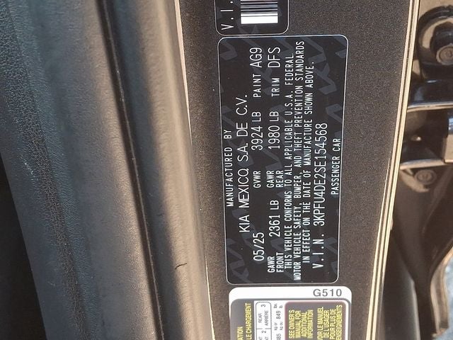 2025 Kia K4 EX