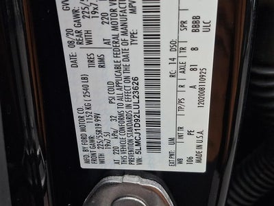 2020 Lincoln Corsair Standard