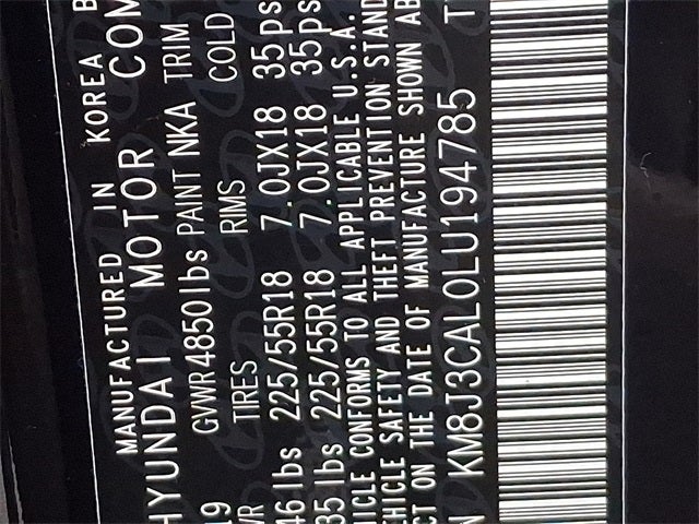 2020 Hyundai Tucson Limited