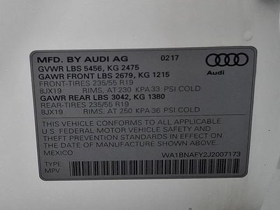 2018 Audi Q5 2.0T Premium Plus quattro