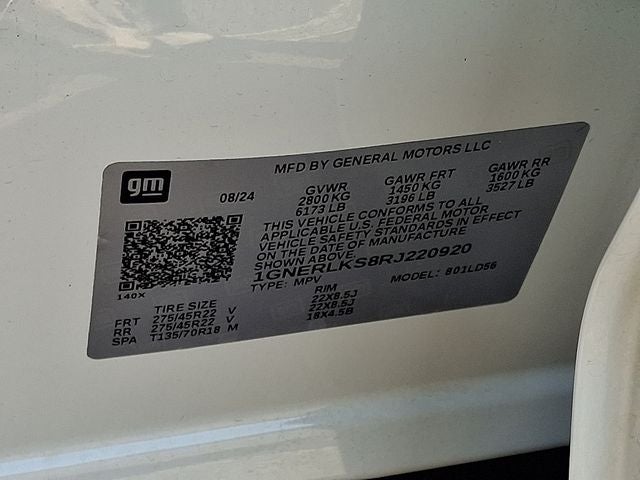 2024 Chevrolet Traverse RS