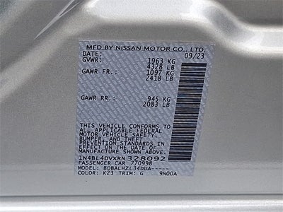 2024 Nissan Altima 2.5 SV