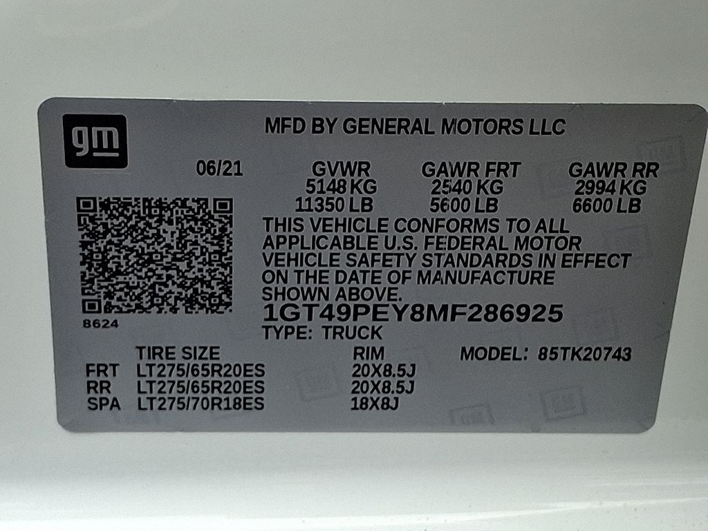 2021 GMC Sierra 2500HD AT4