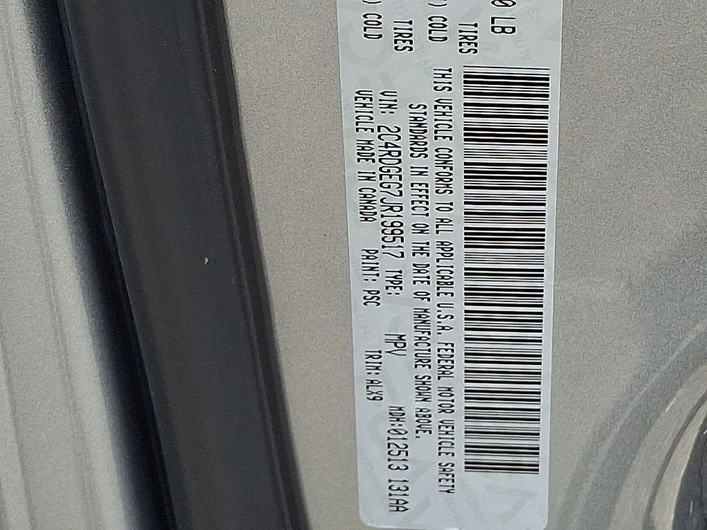 2018 Dodge Grand Caravan GT