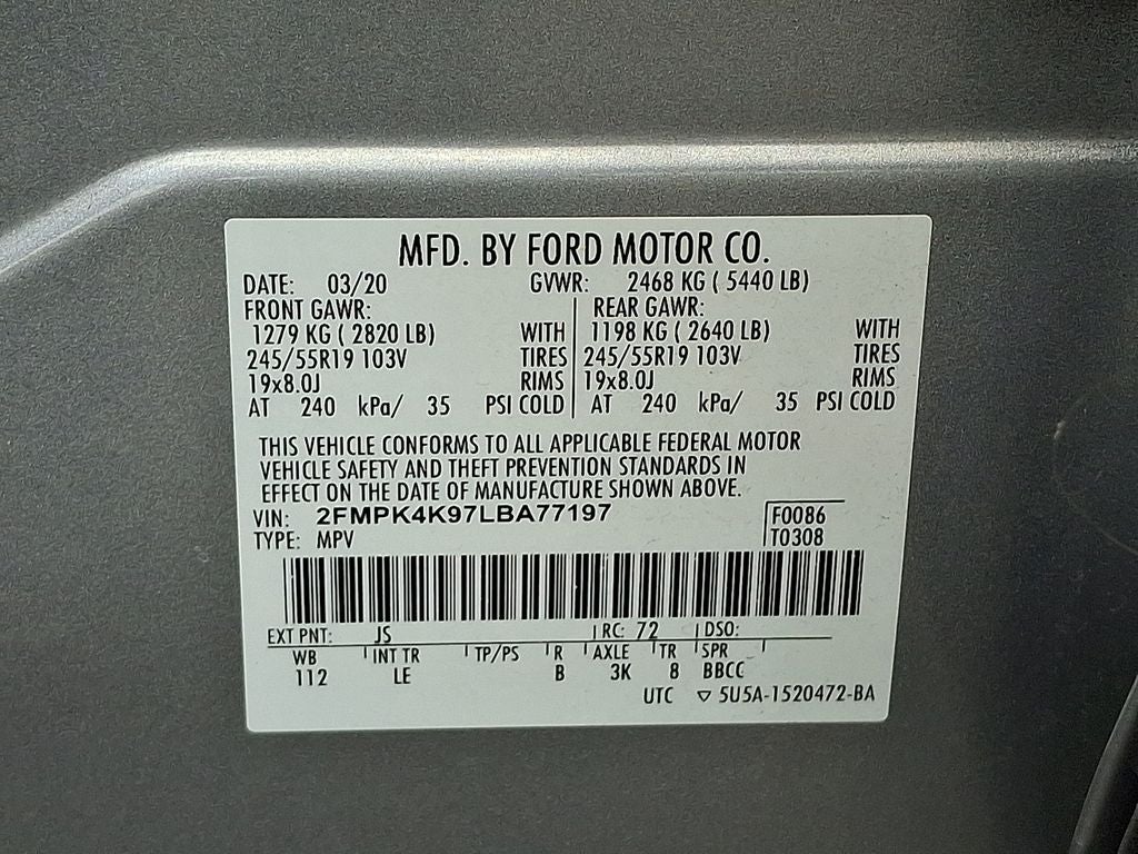 2020 Ford Edge Titanium