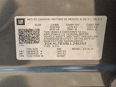 2020 GMC Terrain SLE