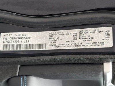 2022 Jeep Grand Cherokee Trailhawk 4xe