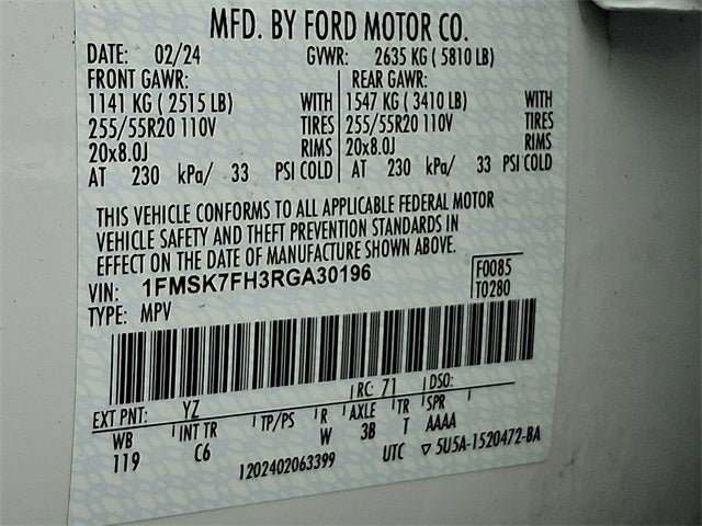 2024 Ford Explorer Limited