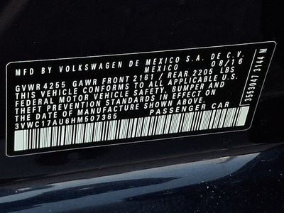 2017 Volkswagen Golf SportWagen S