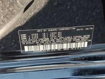 2018 Subaru Impreza 2.0i Sport