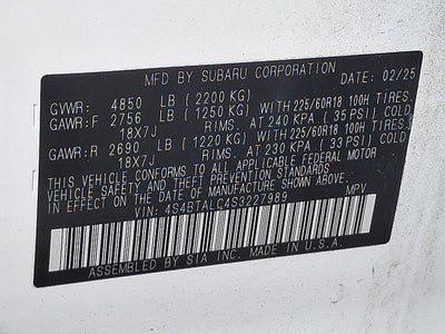 2025 Subaru Outback Onyx Edition