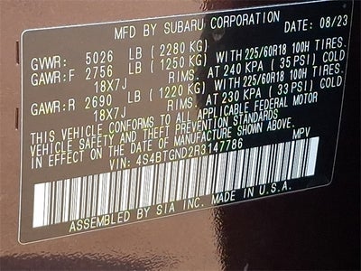 2024 Subaru Outback Limited XT