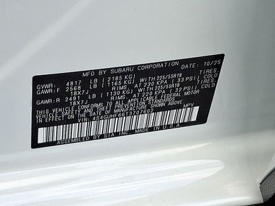 2026 Subaru Crosstrek Sport