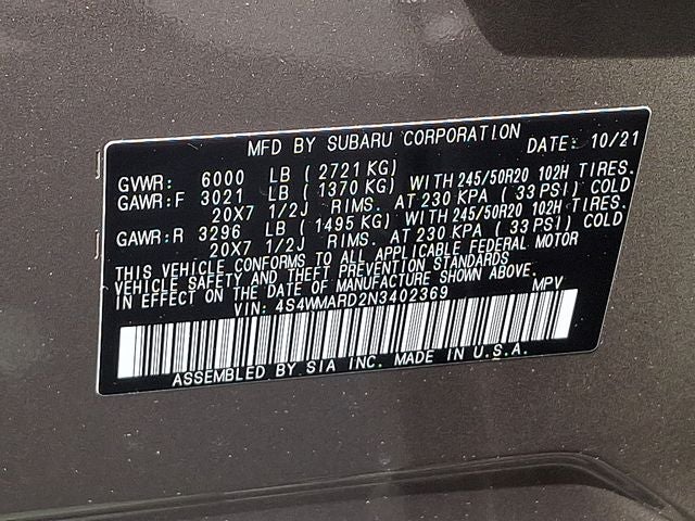 2022 Subaru Ascent Touring