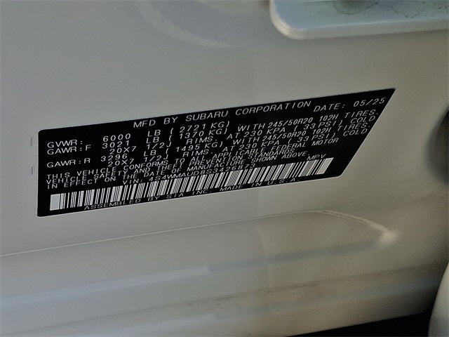 2025 Subaru Ascent Touring