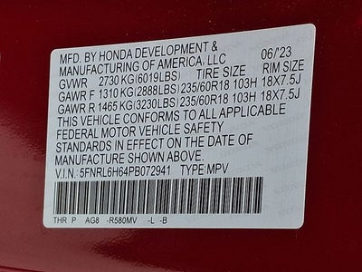 2023 Honda Odyssey EX-L