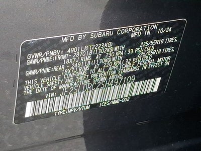 2025 Subaru Forester Limited