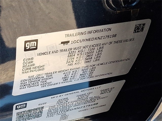 2022 Chevrolet Silverado 1500 LTD High Country