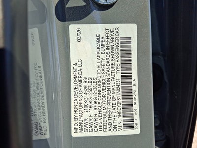 2026 Honda Accord Hybrid Touring