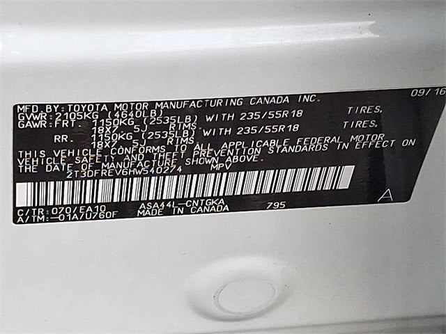 2017 Toyota RAV4 Limited