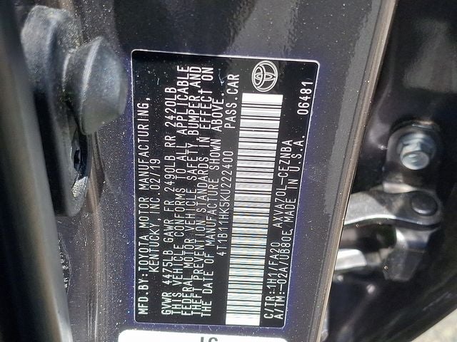 2019 Toyota Camry LE