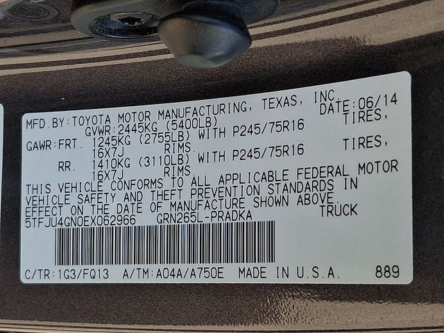 2014 Toyota Tacoma PreRunner V6