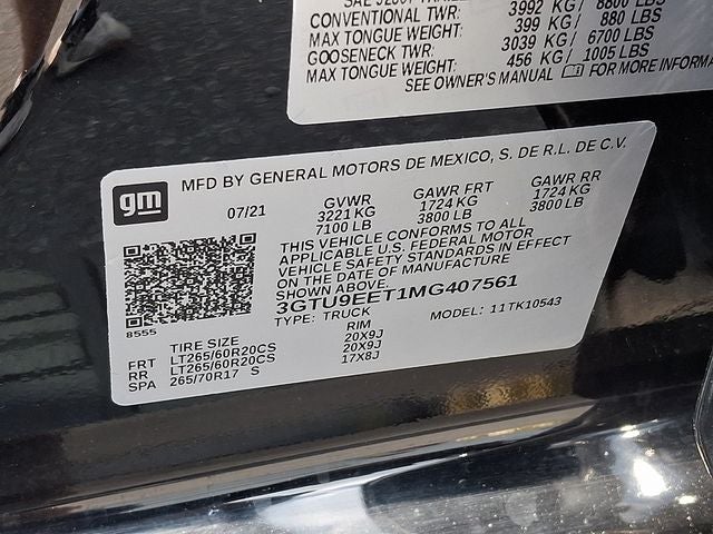 2021 GMC Sierra 1500 AT4