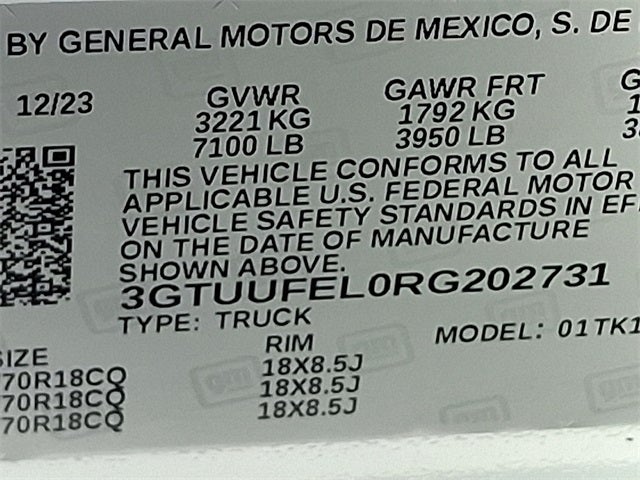 2024 GMC Sierra 1500 AT4X