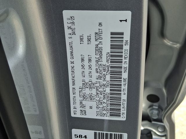 2025 Toyota Tacoma SR5