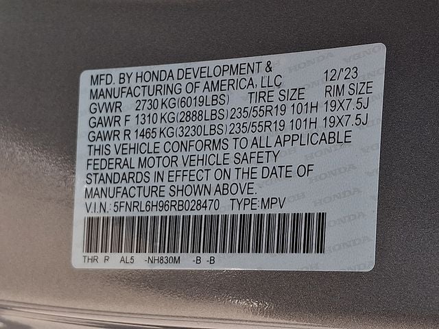 2024 Honda Odyssey Elite