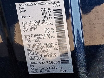 2024 Nissan Rogue SV