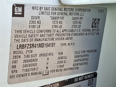 2021 Buick Envision Avenir