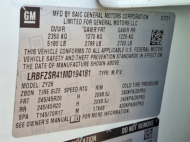 2021 Buick Envision Avenir