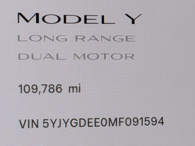2021 Tesla Model Y Long Range