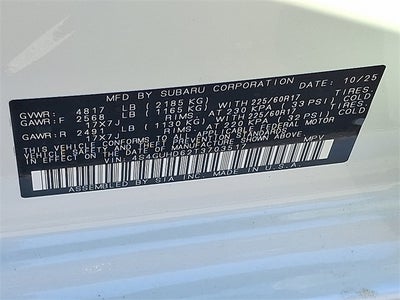 2026 Subaru CROSSTREK Premium