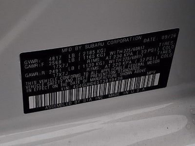 2026 Subaru CROSSTREK Premium