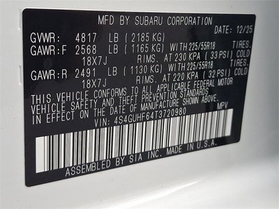 2026 Subaru CROSSTREK Sport